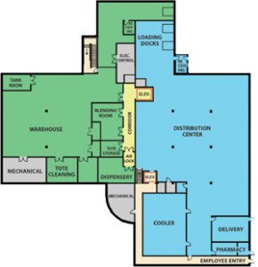 Facility Map Lower Floor