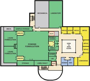 Facility Map Upper Floor